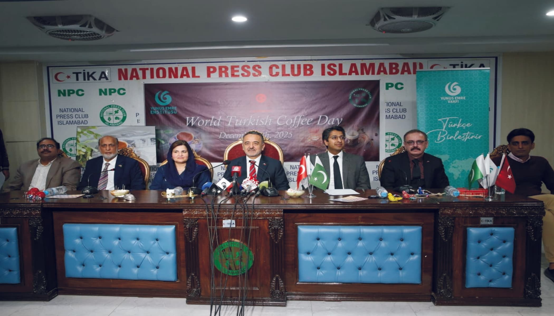 Yunus Emre Institute Celebrates World Turkish Coffee Day at National Press Club Islamabad