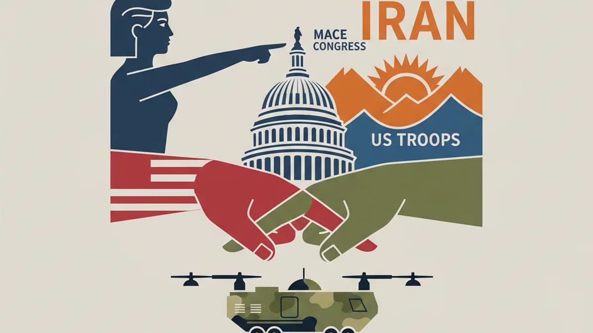 Congress Must Approve Any US Troop Deployment to Iran, Mace Insists