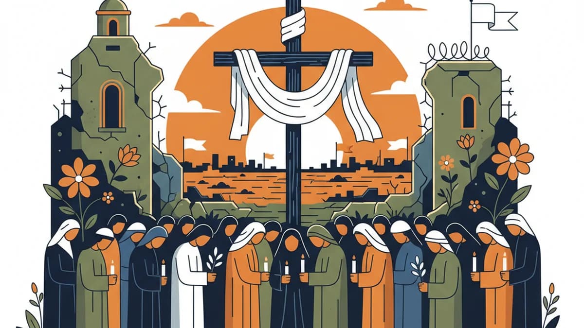 Gaza Christians Mark Good Friday Amidst Fragile Ceasefire