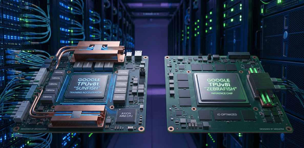 Google Splits TPUv8 Strategy Into Two Chips, Handing Broadcom and MediaTek New AI Duties