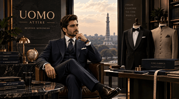 Uomo Attire: The Brand Redefining Custom Suits and Bespoke Tailoring in Pakistan