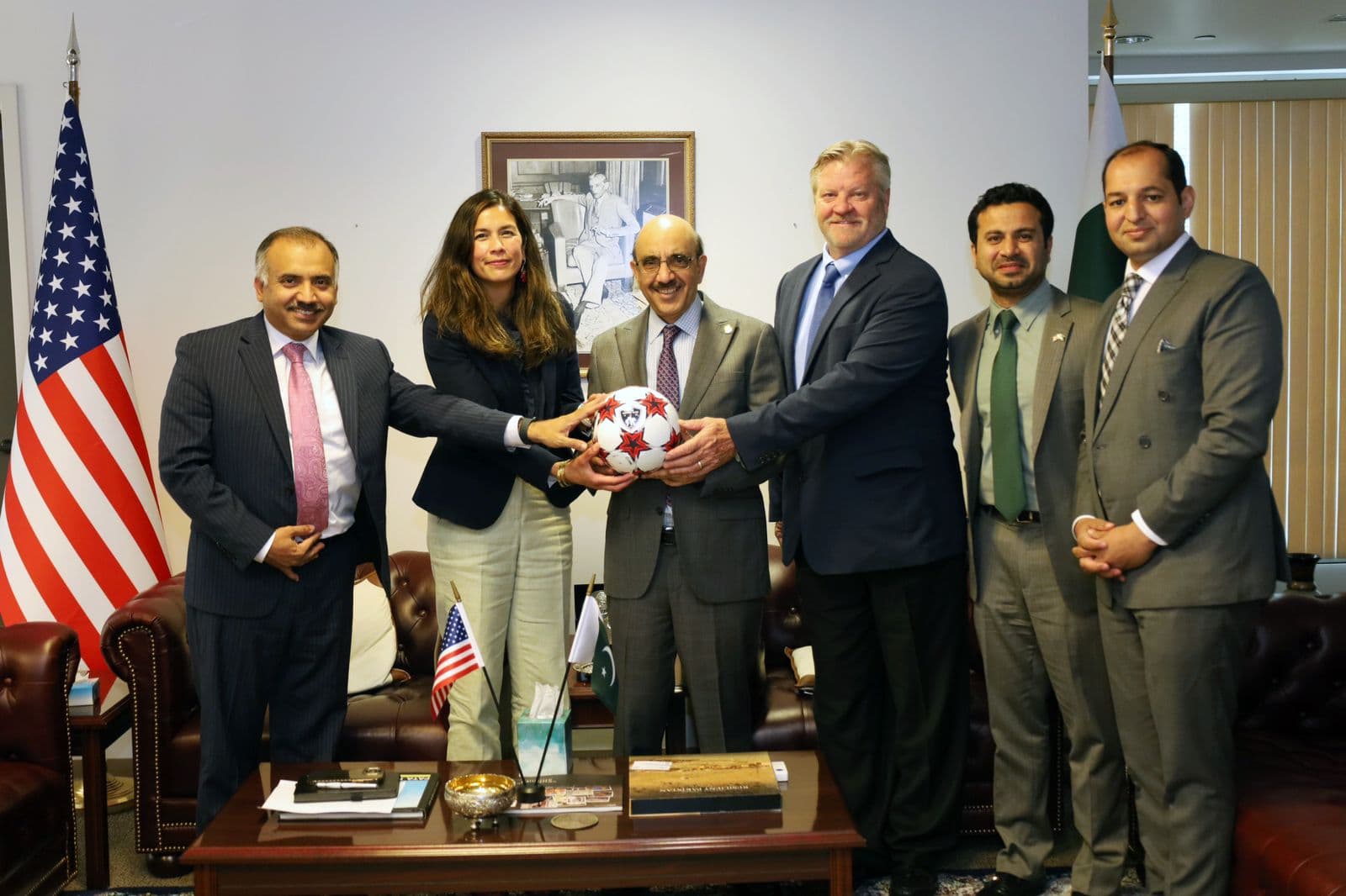 Ambassador Masood Khan Praises Pakistan's Role in Shaping Young Lives through Soccer